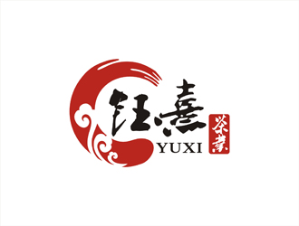 周都響的鈺熹茶業(yè)茶莊logo設計