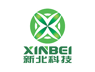 彭波的新北科技科研教育型公司logologo設(shè)計