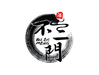 余亮亮的不二門白酒商標(biāo)設(shè)計(jì)logo設(shè)計(jì)