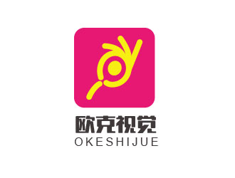 朱紅娟的歐克視覺logo設(shè)計