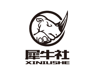 孫金澤的犀牛社戶外越野自駕游車友會俱樂部logologo設(shè)計