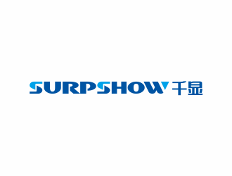 何嘉健的千顯 SURPSHOW ，標(biāo)識對稱logo設(shè)計