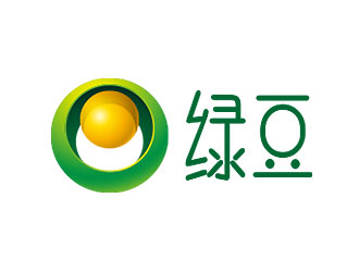 鐘炬的綠豆健康金融logologo設計