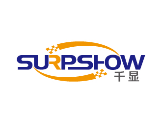 葉美寶的千顯 SURPSHOW ，標(biāo)識(shí)對(duì)稱logo設(shè)計(jì)