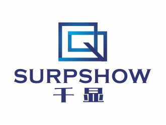 吳志超的千顯 SURPSHOW ，標(biāo)識對稱logo設(shè)計(jì)