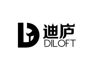 張俊的迪廬；DILOFT 對(duì)稱標(biāo)志logo設(shè)計(jì)