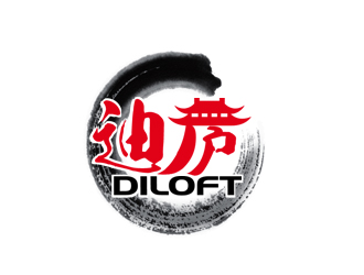 余亮亮的迪廬；DILOFT 對(duì)稱標(biāo)志logo設(shè)計(jì)