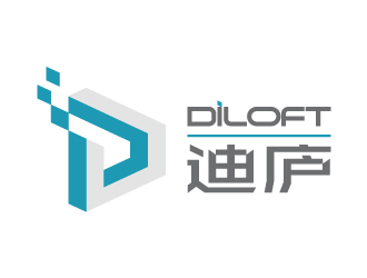 邱麟致的迪廬；DILOFT 對(duì)稱標(biāo)志logo設(shè)計(jì)