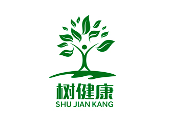 譚家強(qiáng)的樹健康綠色植物圖標(biāo)logo設(shè)計