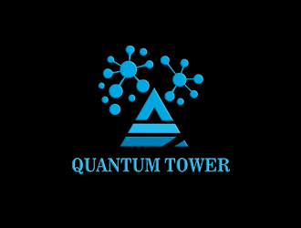 張寒的Quantum Tower 量子塔，對稱平衡圖形logo設(shè)計(jì)