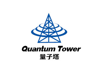 李賀的Quantum Tower 量子塔，對稱平衡圖形logo設(shè)計(jì)