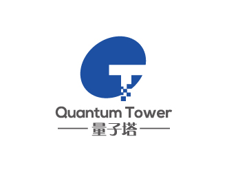 楊勇的Quantum Tower 量子塔，對稱平衡圖形logo設(shè)計(jì)