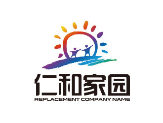 鐘炬的仁和logo設計