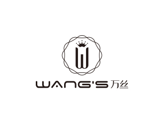 WANG'S 萬(wàn)絲婚紗禮服定制工作室logologo設(shè)計(jì)