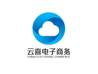 吳曉偉的杭州云喜電子商務(wù)有限公司logo設(shè)計