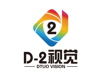 向正軍的D-2視覺(jué)攝影工作室logo設(shè)計(jì)