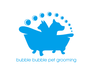 宋從堯的bubble bubble pet groominglogo設(shè)計