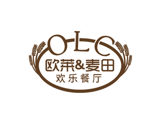 盛銘的歐萊&麥田烘培店logologo設(shè)計