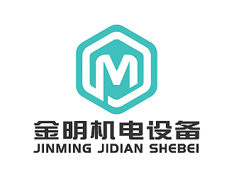 彭波的周口金明機(jī)電設(shè)備logo設(shè)計(jì)