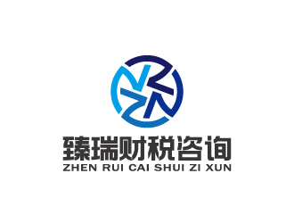 周金進的新疆臻瑞財稅咨詢有限公司logo設(shè)計