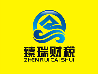 勞志飛的新疆臻瑞財稅咨詢有限公司logo設(shè)計