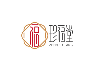 周金進的珍福堂電視欄目標志logo設計