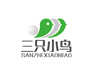 趙鵬的三只小鳥logo設計