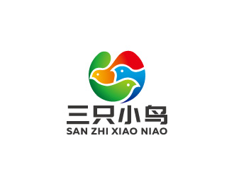 周金進的三只小鳥logo設計