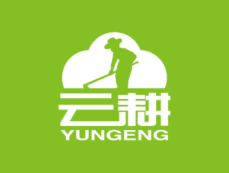 張俊的云耕農(nóng)場農(nóng)業(yè)負(fù)空間logologo設(shè)計(jì)