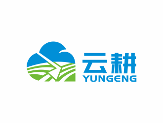 何嘉健的云耕農(nóng)場農(nóng)業(yè)負(fù)空間logologo設(shè)計(jì)