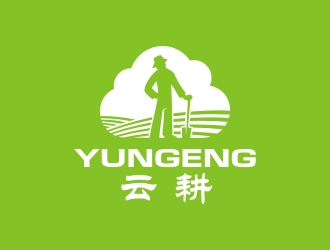 曾翼的云耕農場農業(yè)負空間logologo設計