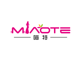 張俊的喵特女性服飾商標設計logo設計