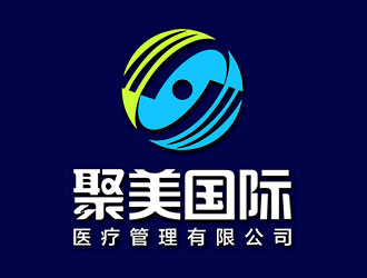 鐘炬的聚美國際logo設(shè)計