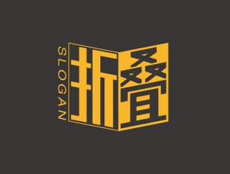 張俊的折疊人物公眾號字體logologo設(shè)計(jì)