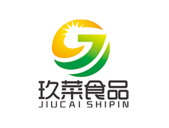 趙鵬的上海玖菜食品有限公司logo設(shè)計