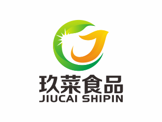 何嘉健的上海玖菜食品有限公司logo設(shè)計