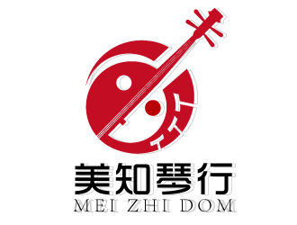 連杰的美知琴行樂器教育logologo設(shè)計