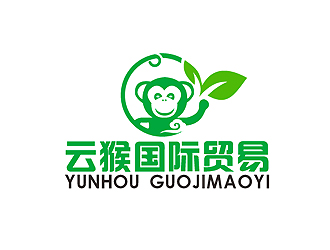 秦曉東的云猴國際貿易祥云美猴王logologo設計