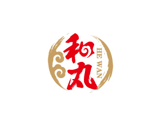 周金進的和丸牛肉館店鋪logo設(shè)計