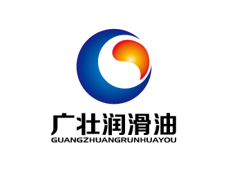 張俊的潤滑油綠色負空間logo圖標logo設計