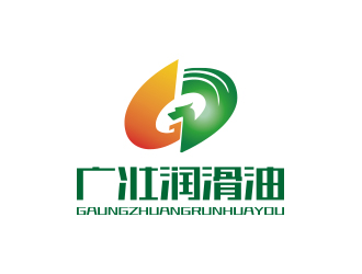 孫金澤的潤滑油綠色負空間logo圖標logo設計