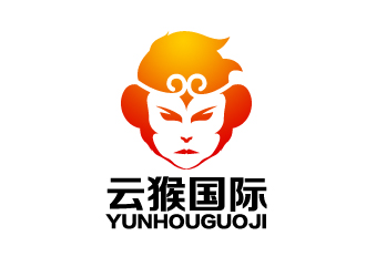 余亮亮的云猴國際貿易祥云美猴王logologo設計