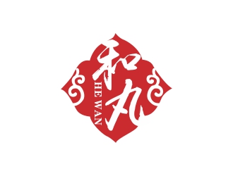 劉小勇的和丸牛肉館店鋪logo設計