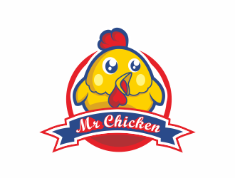 何嘉健的Mr Chicken炸雞商標(biāo)logo設(shè)計