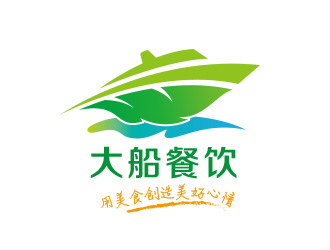 黃安悅的大船餐飲（公司名稱：寧波大船餐飲管理有限公司）logo設(shè)計(jì)