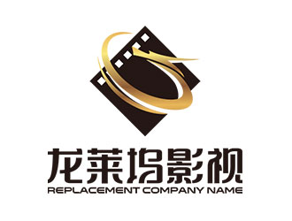 鐘炬的龍萊塢影視標志設計logo設計