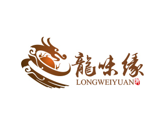 黃安悅的龍味緣特色食品商標logo設計