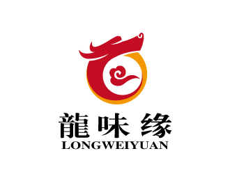 張俊的龍味緣特色食品商標logo設計