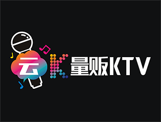 梁俊的云K量販KTVlogo設計