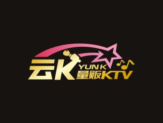 曾翼的云K量販KTVlogo設計